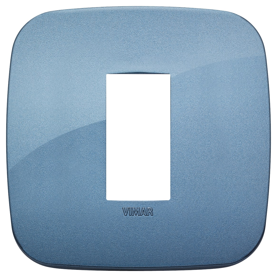 VIMAR - PLACCA ROUND 1M BLU