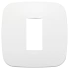 VIMAR - PLACCA ROUND 1M POLAR MATT TOTAL LOOK 19671.B26