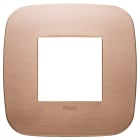 VIMAR - PLACCA ROUND 2M RAME SPAZZOLATO