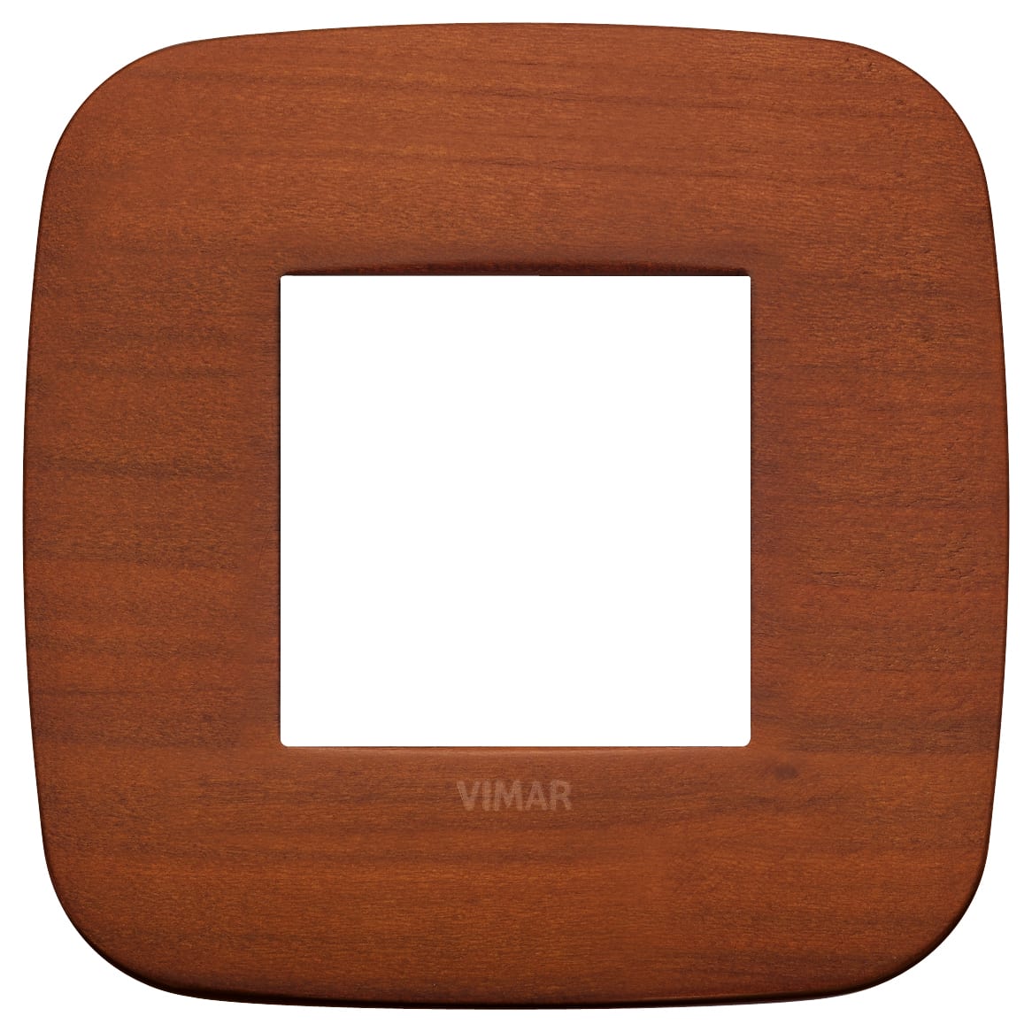 VIMAR - PLACCA ROUND 2M CILIEGIO