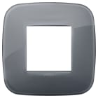 VIMAR - PLACCA ROUND 2M REFLEX GRIGIO FUME
