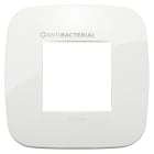 VIMAR - PLACCA ROUND 2M ANTIBATTERICO BIANCO 19672.AB.84