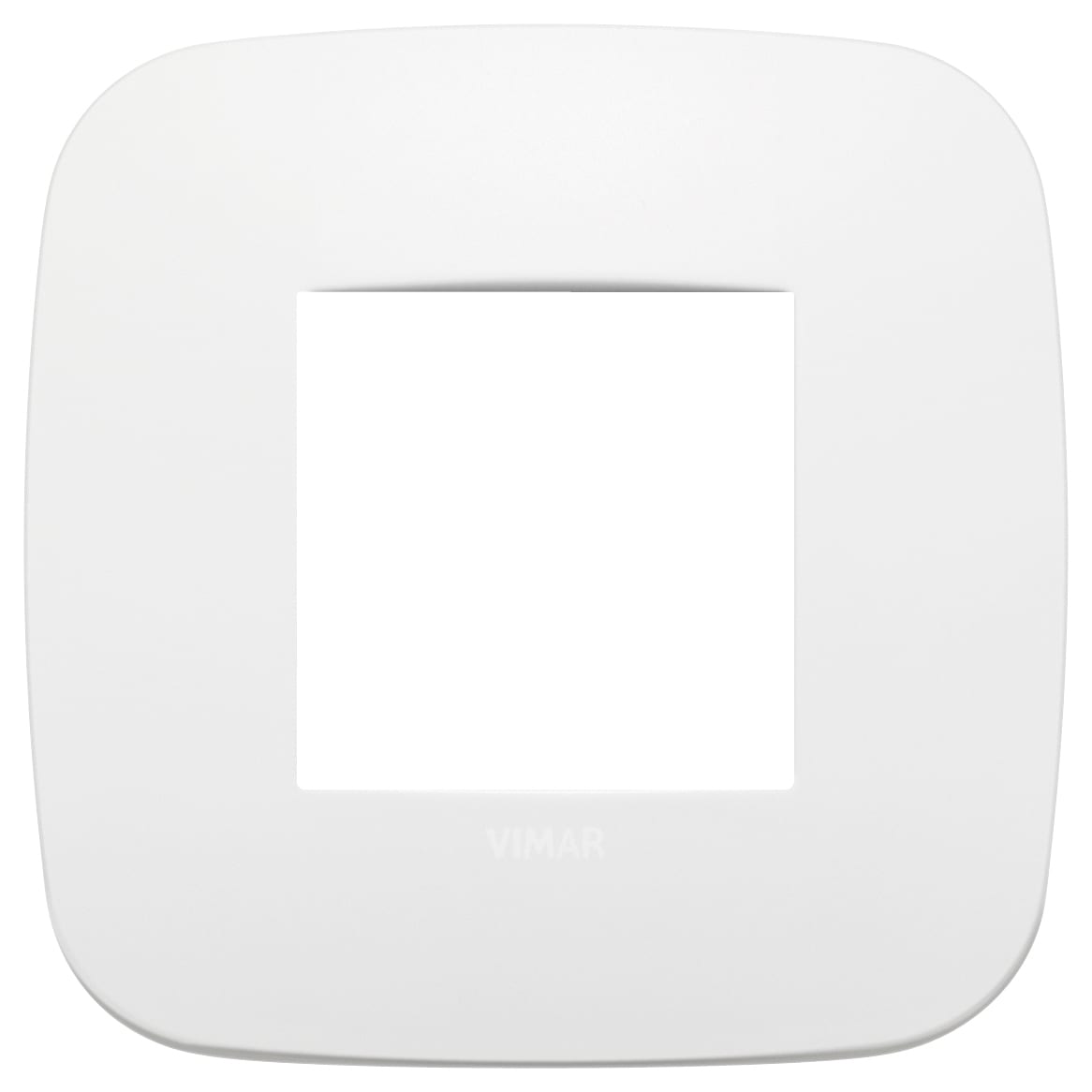 VIMAR - PLACCA ROUND 2M POLAR MATT TOTAL LOOK 19672.B26