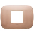 VIMAR - PLACCA ROUND 2MC RAME SPAZZOLATO 19682.11