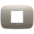 VIMAR - PLACCA ROUND 2MC CHAMPAGNE MATT 19682.13