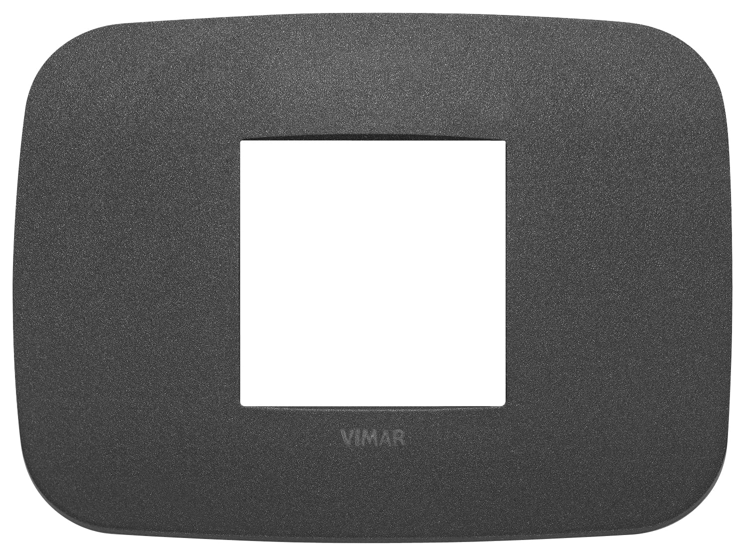 VIMAR - PLACCA ROUND 2M CENTRALI GRAFITE MATT 19682.21