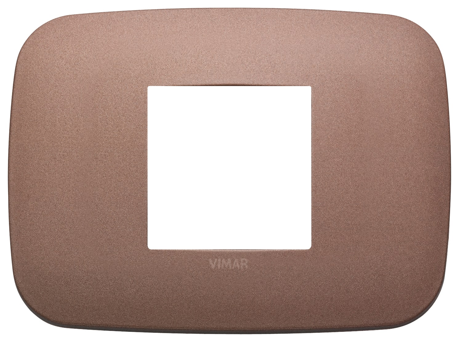 VIMAR - PLACCA ROUND 2M CENTRALI BRONZO MATT