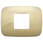 VIMAR - PLACCA ROUND 2M CENTRALI ORO