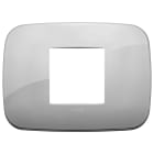 VIMAR - PLACCA ROUND 2M CENTRALI CROMO