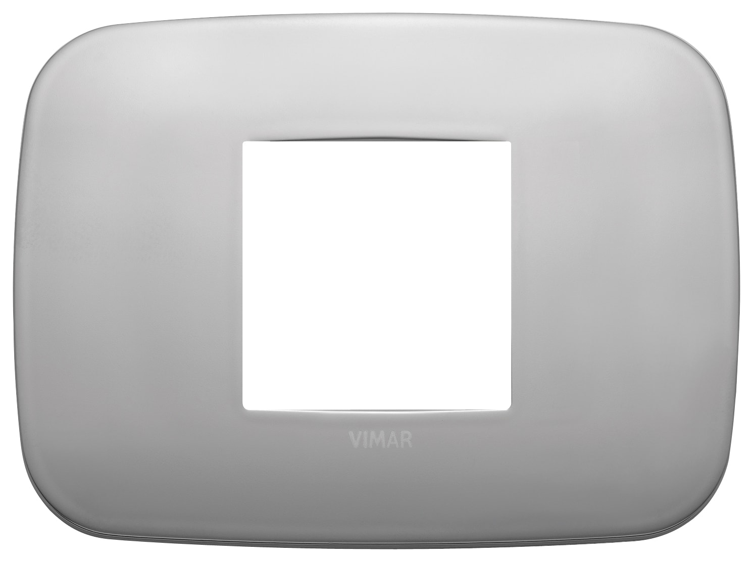 VIMAR - PLACCA ROUND 2M CENTRALI NICHEL MATT