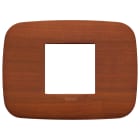 VIMAR - PLACCA ROUND 2M CENTRALI CILIEGIO 19682.52