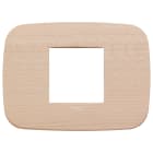 VIMAR - PLACCA ROUND 2M CENTRALI ACERO