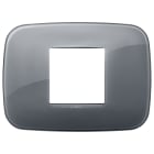 VIMAR - PLACCA ROUND 2M CENTR REFLEX GRIGIO FUME