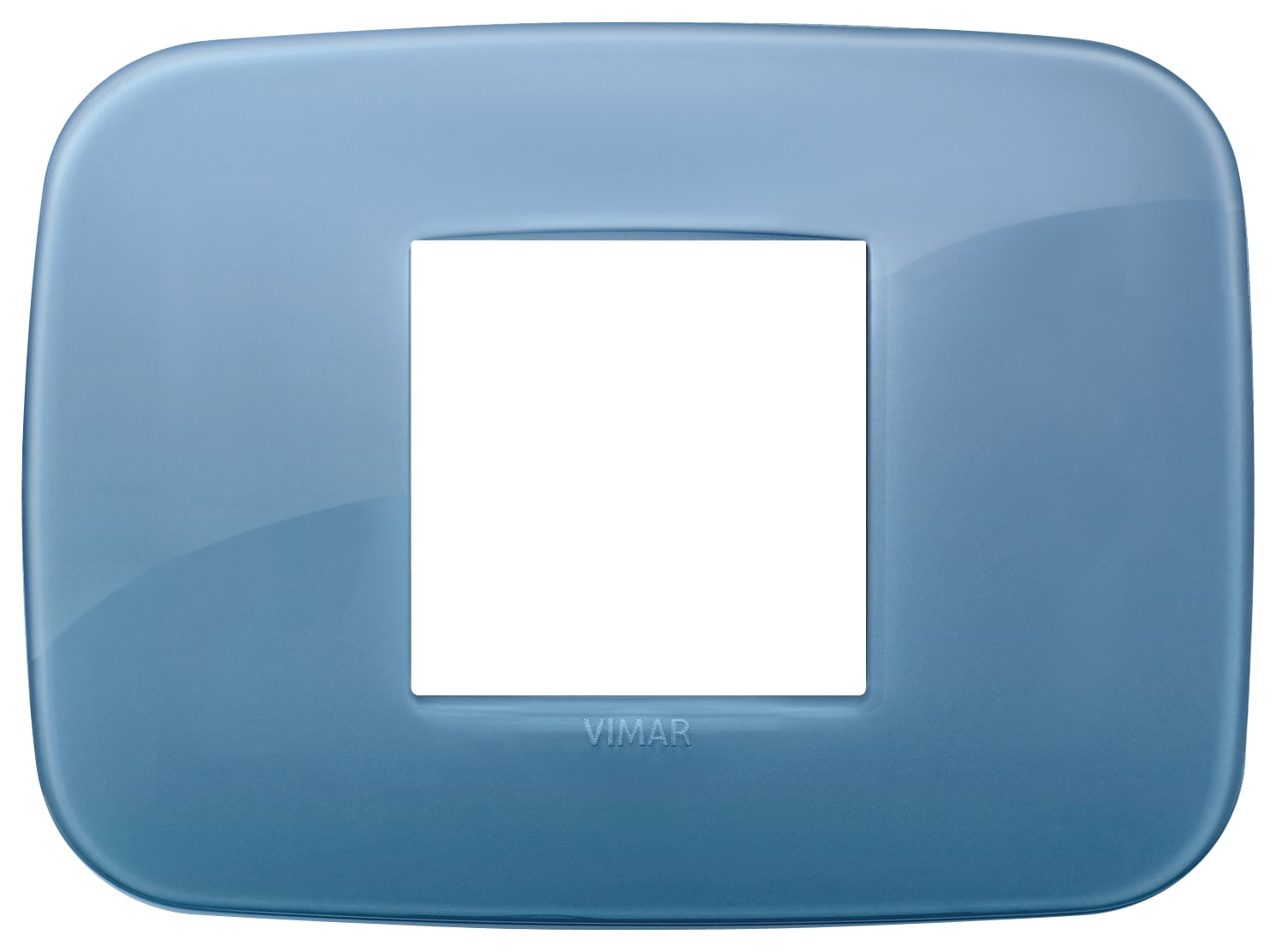 VIMAR - PLACCA ROUND 2M CENTR. REFLEX OLTREMARE