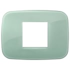 VIMAR - Placca Round 2 Moduli Centrali Tecnopolimero Reflex Salvia 19682.65