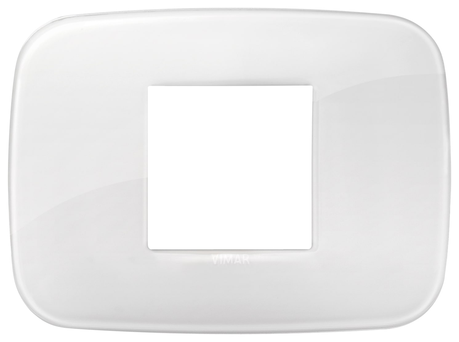 VIMAR - PLACCA ROUND 2M CENTRALI REFLEX GHIACCIO 19682.66