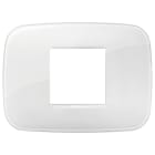 VIMAR - PLACCA ROUND 2M CENTRALI REFLEX GHIACCIO 19682.66