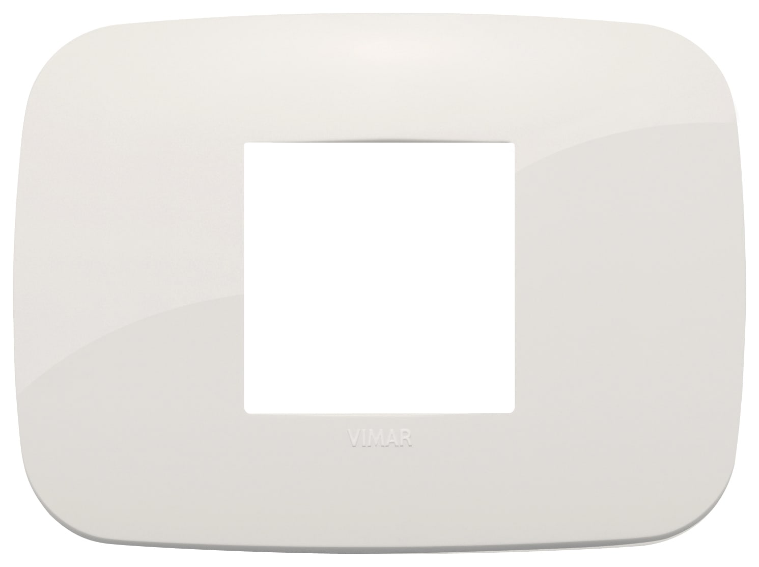 VIMAR - Placca Round 2 Moduli Centrali in Tecnopolimero Avorio 19682.83