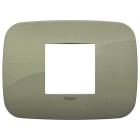 VIMAR - Placca Round 2 Moduli Centrali Verde Tecnopolimero 19682.87