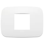 VIMAR - PLACCA ROUND 2MC POLAR MATT TOTAL LOOK