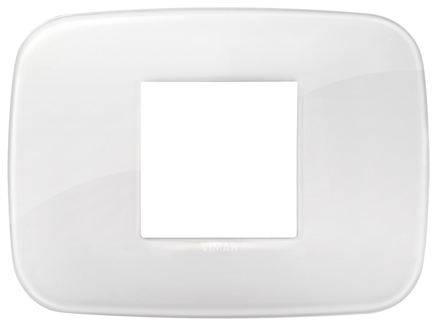 VIMAR - PLACCA ROUND2MC REFLEX GHIACCIO TOT.LOOK 19682.B66