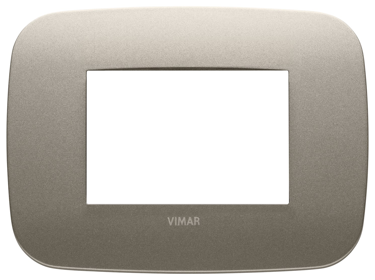 VIMAR - PLACCA ROUND 3M CHAMPAGNE MATT
