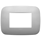 VIMAR - PLACCA ROUND 3M NICHEL MATT