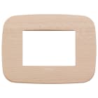 VIMAR - PLACCA ROUND 3M ACERO 19683.53