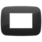 VIMAR - PLACCA ROUND 3M NERO 19683.81