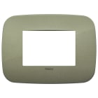 VIMAR - Placca Rotonda 3 Moduli Verde Tecnopolimero