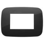 VIMAR - PLACCA ROUND 3M ANTIBATTERICO NERO 19683.AB.81