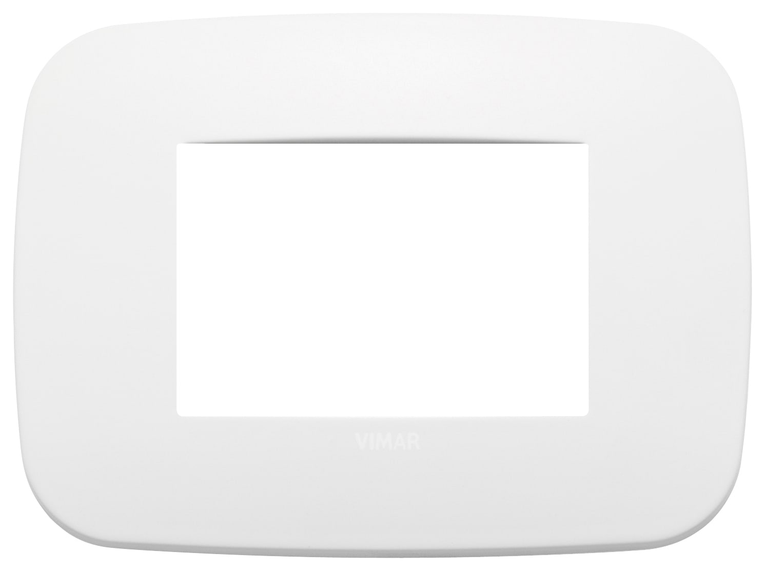 VIMAR - PLACCA ROUND 3M POLAR MATT TOTAL LOOK 19683.B26