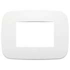 VIMAR - PLACCA ROUND 3M POLAR MATT TOTAL LOOK 19683.B26