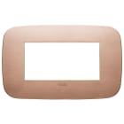 VIMAR - PLACCA ROUND 4M RAME SPAZZOLATO 19684.11