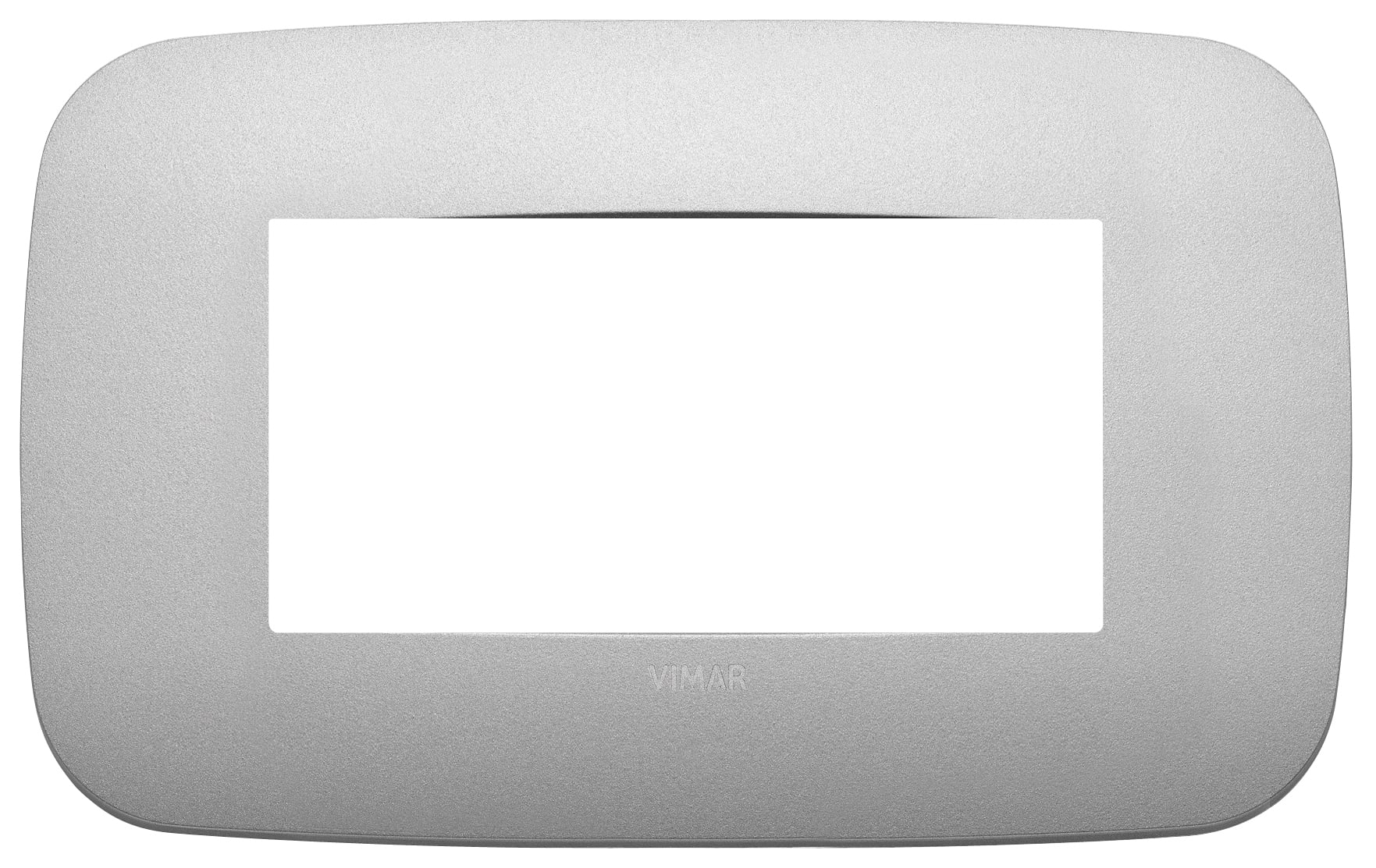 VIMAR - PLACCA ROUND 4M ARGENTO MATT 19684.23