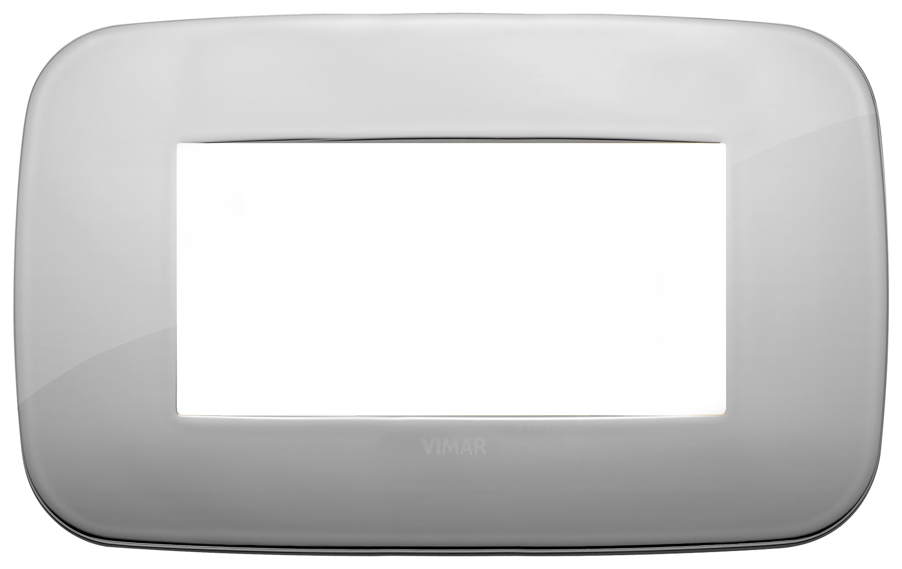 VIMAR - PLACCA ROUND 4M CROMO