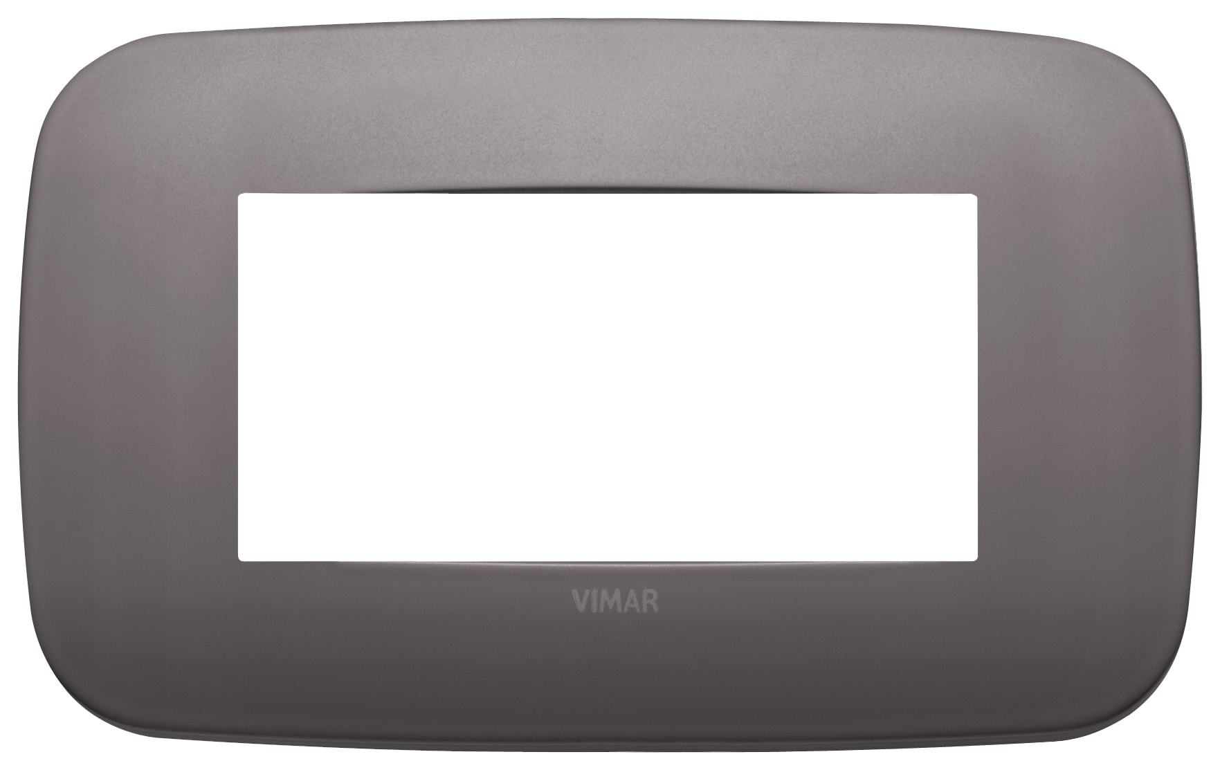 VIMAR - PLACCA ROUND 4M NICHEL DARK 19684.29