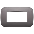 VIMAR - PLACCA ROUND 4M NICHEL DARK