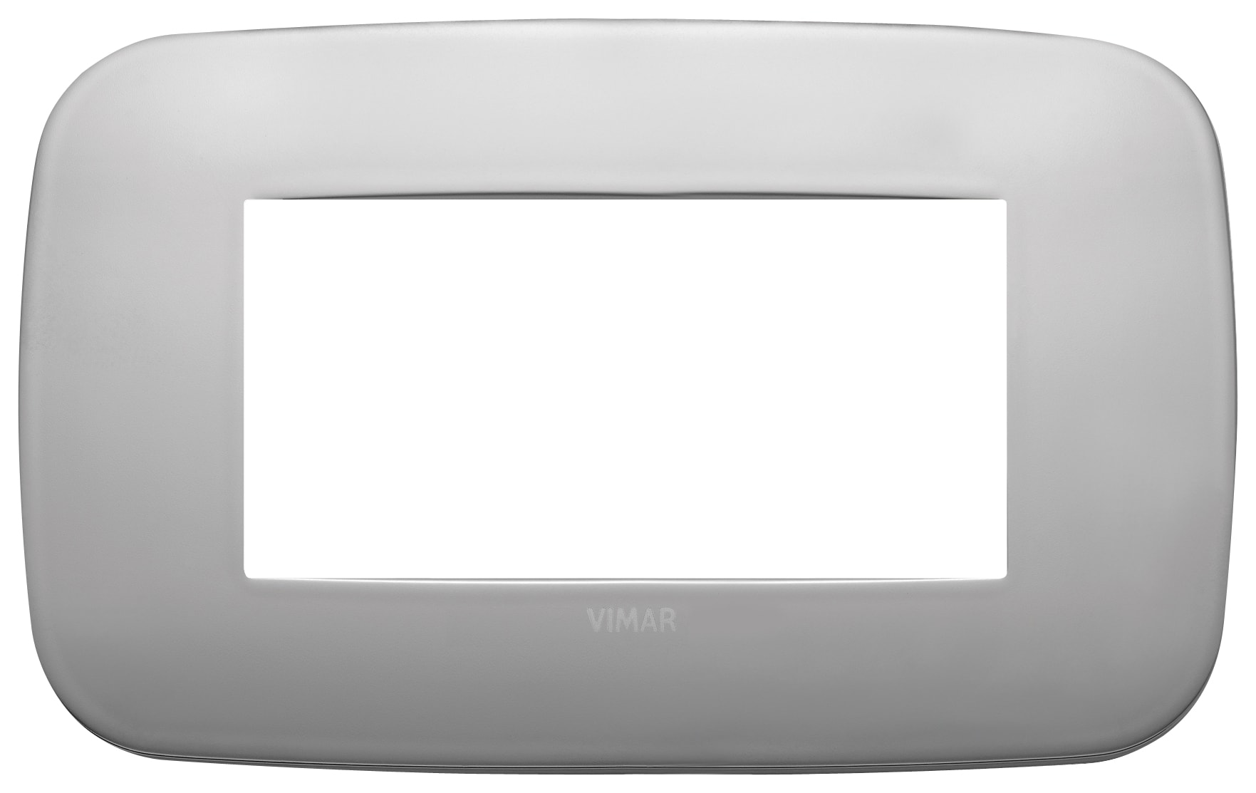 VIMAR - PLACCA ROUND 4M NICHEL MATT