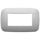 VIMAR - PLACCA ROUND 4M NICHEL MATT