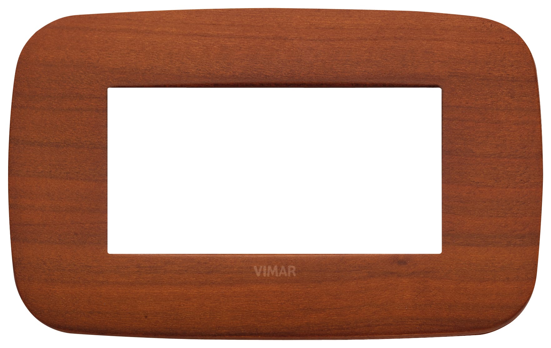 VIMAR - PLACCA ROUND 4M CILIEGIO