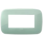 VIMAR - Placca Round 4 Moduli Tecnopolimero Reflex Salvia 19684.65