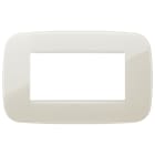 VIMAR - Placca Round 4 Moduli Tecnopolimero Reflex Avorio