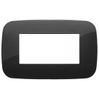 VIMAR - PLACCA ROUND 4M NERO 19684.81