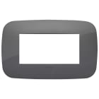 VIMAR - PLACCA ROUND 4M GRIGIO