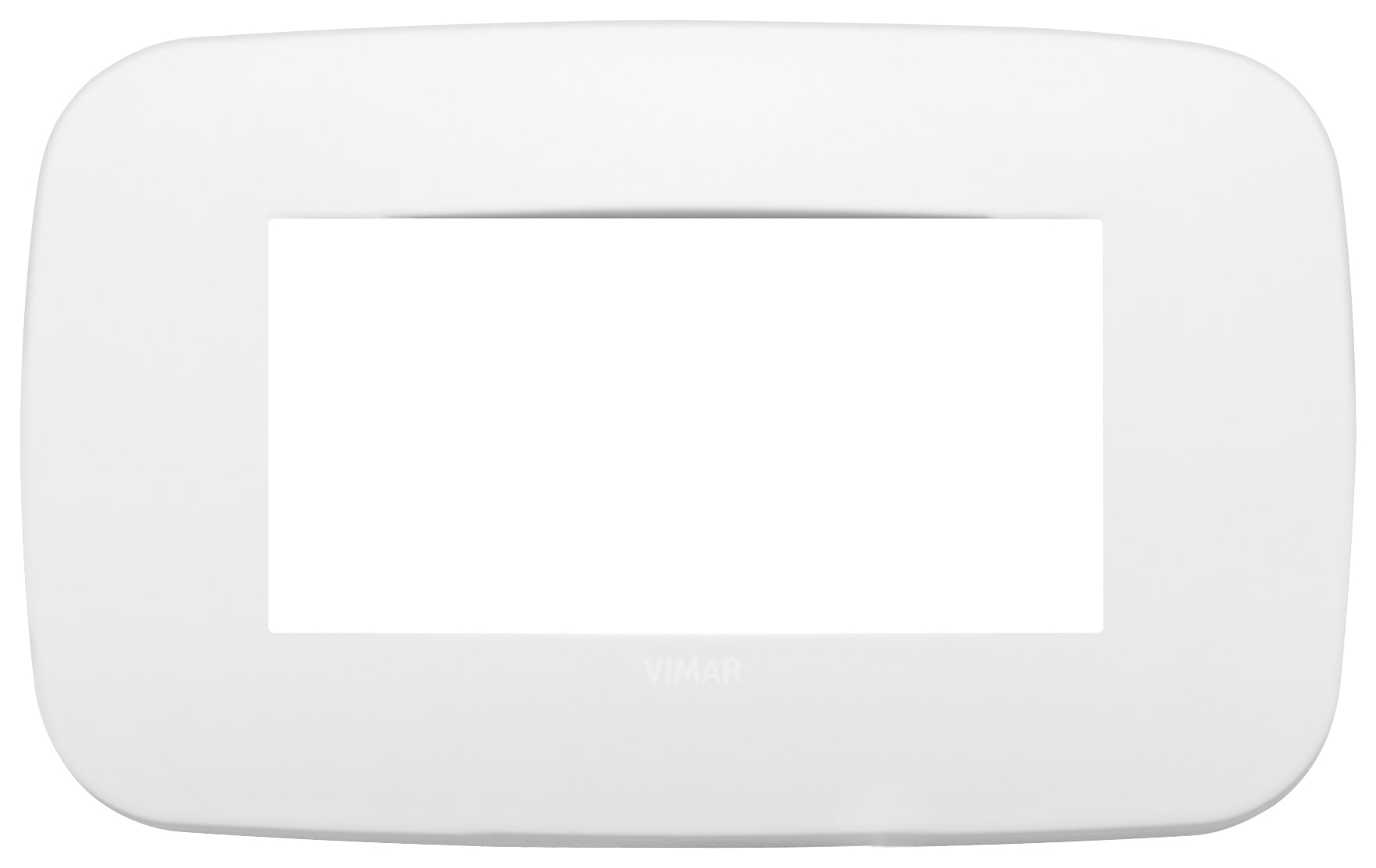 VIMAR - PLACCA ROUND 4M POLAR MATT TOTAL LOOK 19684.B26
