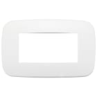 VIMAR - PLACCA ROUND 4M POLAR MATT TOTAL LOOK 19684.B26