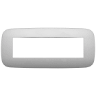 VIMAR - PLACCA ROUND 7M ARGENTO MATT 19687.23