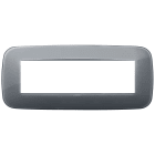 VIMAR - PLACCA ROUND 7M REFLEX GRIGIO FUME