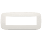 VIMAR - Placca tonda 7 moduli in tecnopolimero avorio 19687.83